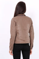 Zac & Zoe Reversible Denim Jackets Taupe