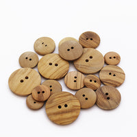 Abbey Buttons: Italian Wooden Button 2 Hole