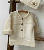 The Kiwi Stitch & Knit Co Jessie Jacket and Hat 0-3yrs Knitting Pattern 8ply