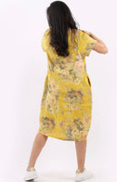 Anne + Kate Italian Rose Linen Lagenlook Dress