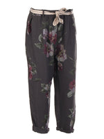 Anne + Kate Italian Floral Linen trouser 10-14