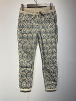 Onado Reversible Denim Jeans Elastic Waist Paige Beige