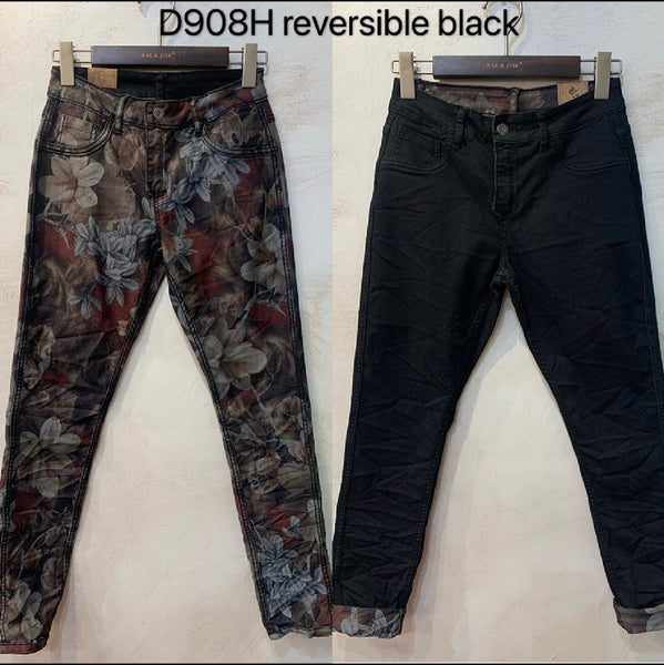 Zac & Zoe Reversible Denim Jeans Black