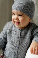 Baby Cakes Frankie Cardi & Hat Knitting Pattern Bc91 4ply 0-18 Months