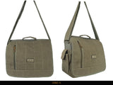 Canvas Satchel Large Single zip 0180