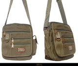 Canvas Satchel Medium Triple Zip 325