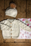 Baby Cakes Scottie Cardi & Hat  #Bc109 8ply/DK 0-18 Months Knitting Pattern