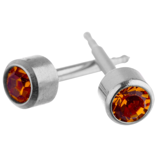 Glamuzina November Birthstone Earrings 316L Surgical Stainless Steel