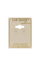 Ear Sense Earring WBA-24 4mm Silver Ball Stud Earrings