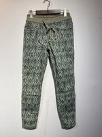 Onado Reversible Denim Jeans Elastic Waist Paige Khaki