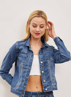 Onado Reversible Denim Jacket Blue Tropical