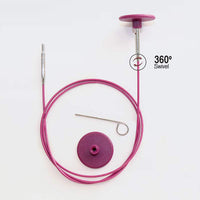 Knitpro Swivel Stainless Steel Cable For Interchangeable Tips