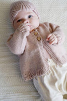 Baby Cakes Poppy Cardi & Hat 8ply #Bc111 0-18 Months Knitting Pattern