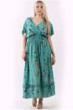 Anne + Kate Italian Garden Print Maxi Dress