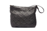 Rugged Hide Claire Square Shoulder Bag - Black Or Cognac