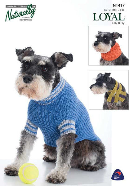 Naturally Loyal Dog Sweater, Scarf & Cowl #N1417