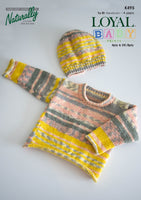 Naturally Loyal Baby Prints Knitting Pattern 4ply & 8ply Newborn - 4 years K495