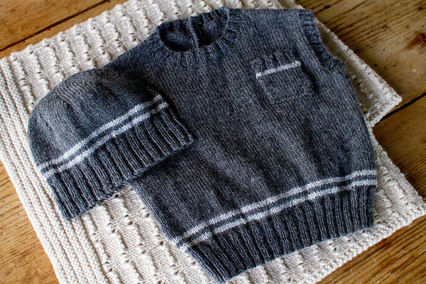 Baby Cakes Emmerson Vest & Hat Bc53 0-12 Months Knitting Pattern 4ply