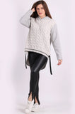 Anne + Kate Italian Cable Knit Hoddie