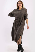 Anne + Kate Italian Corduroy Shirt Dress