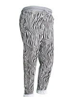 Anne + Kate Italian Animal Print Black & White Pant 10-12
